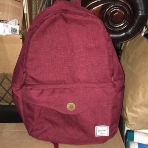 Herschel burgundy Backpack